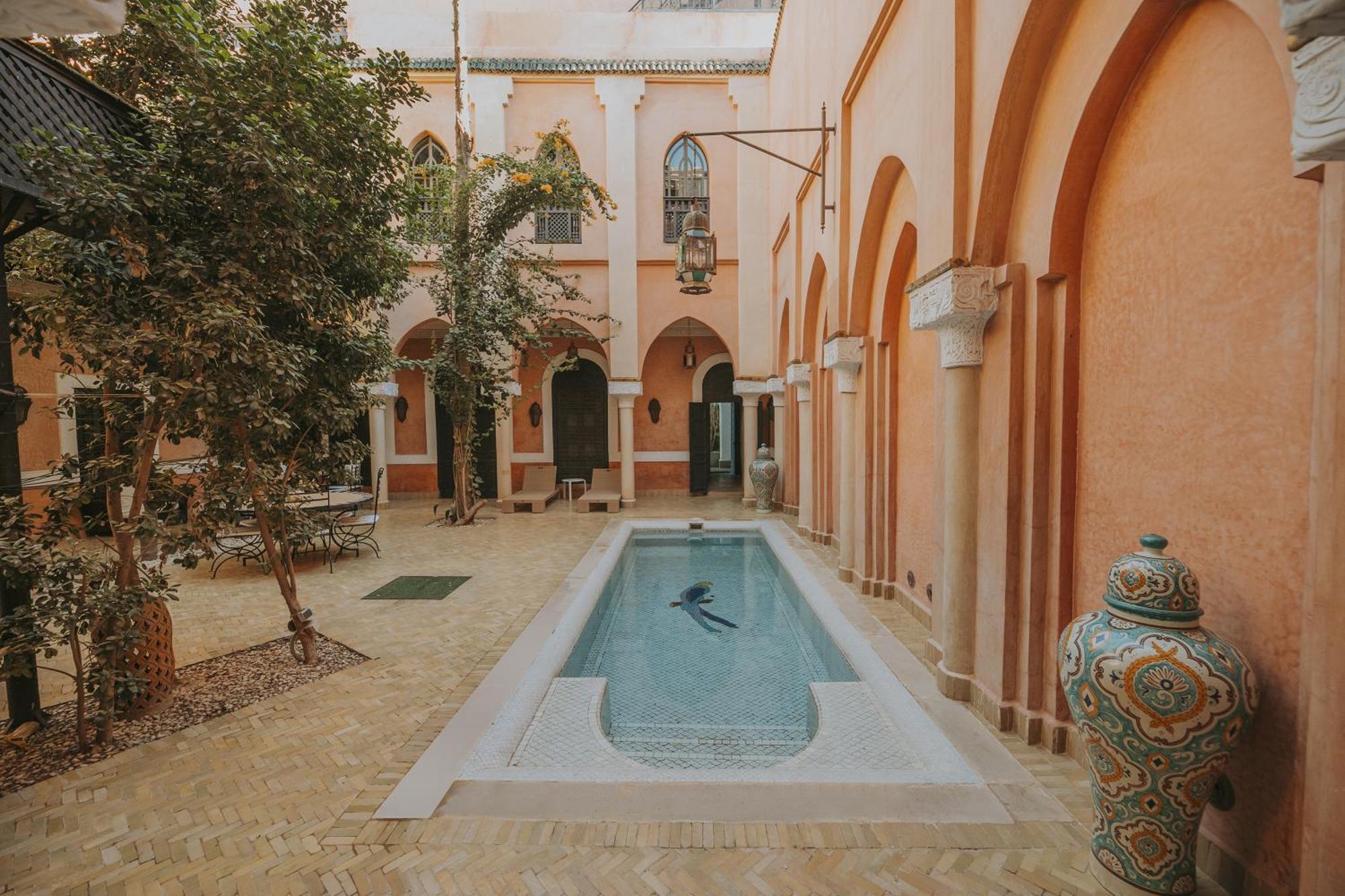 Riad Le Perroquet Bleu Suites & Spa Marrakesh Eksteriør bilde